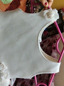 Cute White Frock Dress