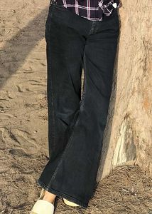 Flared Black Jeans