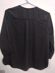 Black Chiffon Top