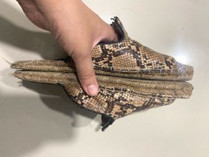 Snake Print Mules