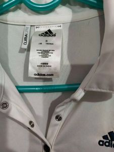 Adidas White Polo Shirt