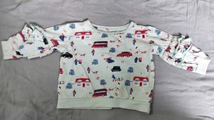 Baby Girl Green Sweatshirt