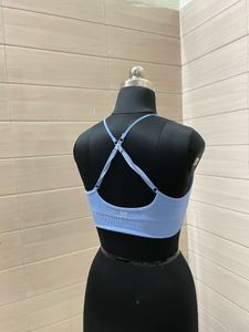 Forever 21 Light Blue Sports Bra