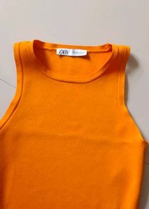 Zara Orange Tank Top