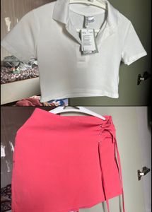 Combo of h&m top and skirt (not h&m)
