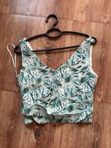 Floral Print Cropped Tank
