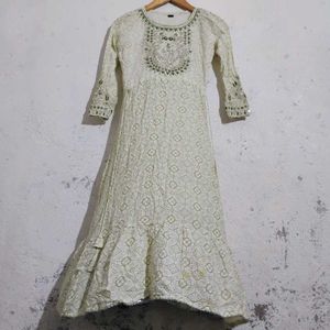 Elegant Embroidered Maxi Dress