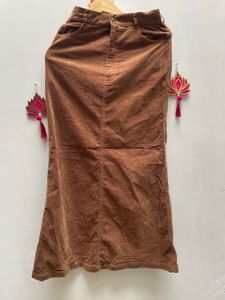 Corduroy Maxi Skirt