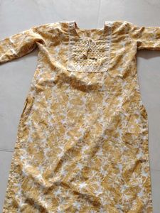 Floral Print Kurta