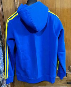 ADIDAS REAL MADRID BLUE ZIPPER HOODIE M (40)