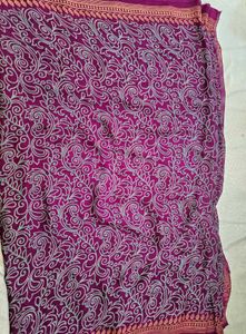 Elegant Purple Saree
