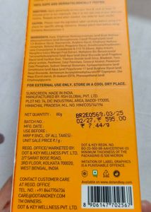 Dot &amp;Key Suncream