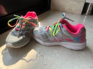 Kids FILA Colourful Athletic Shoes