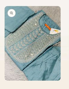 Elegant Embroidered Kurta Set