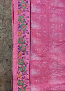 Pink Embroidered Short Kurta
