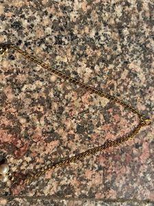 Pearl &amp; Gold Necklace