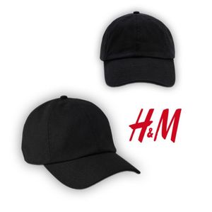 h&amp;m black cap