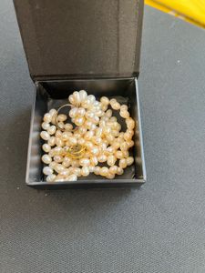 Pearl Jewelry - Necklace, Bracelet And Ring