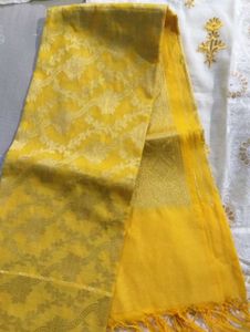 White And Yellow Kurta Set