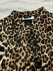 Cheetah Print One Piece Dress