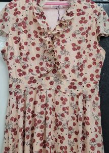 Korean Floral Gown