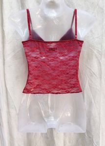 301611. Red Lace Cami Top