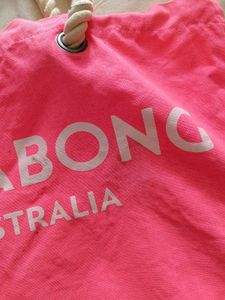 Billabong Pink Tote Bag (authentic)