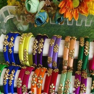 Colorful Bangle Set (Pack of 6)