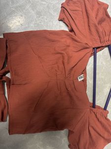 Chic Puff Sleeve Tie Top