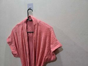 Salmon Terry Cloth Robe