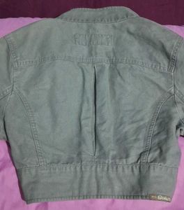 Olive Green Denim Jacket From Original Start Jeans