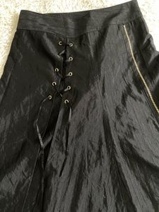 Asymmetrical Black Skirt