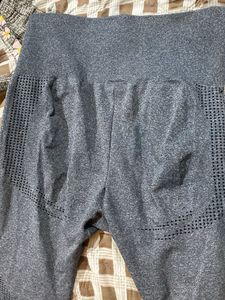 Gray Active Leggings