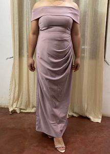 Elegant Off-Shoulder Slid dress