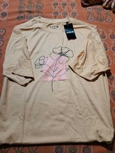 Peach Floral Tee