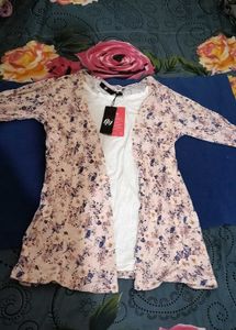 NEW Ladies Twofer Top