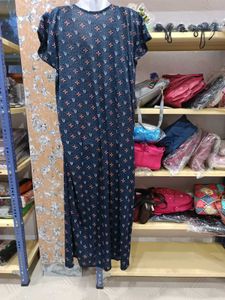 Floral Print Maxi nighty - M size