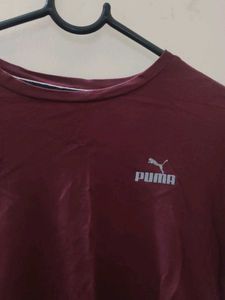 Puma Maroon T-Shirt
