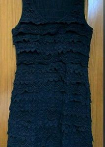 Elegant Black Lace Dress
