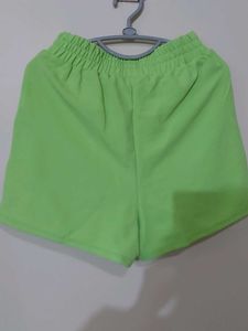 Fluorescent Green Polyester Co Ords Set
