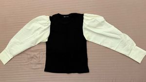 Zara Balloon Sleeved Top 🫶🏼