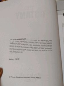 Aakash Botany Module