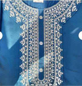 Sea green Kurti Set For Women