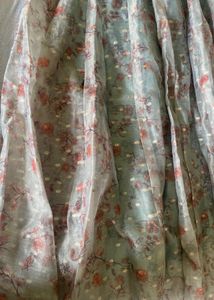 Floral Print Chiffon Skirt