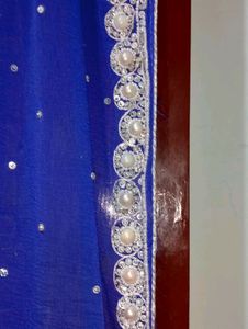Partywear Fancy Duppatta With Moti Work