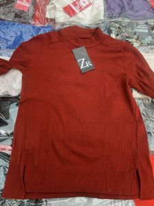 Stylish Mock Neck Top