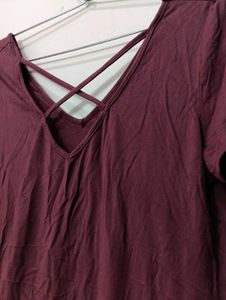 Criss-Cross Back Tee