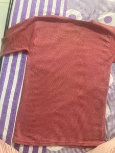 Ribbed Long Sleeve Top