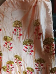 Ethnic Skirt with Floral Embroidery