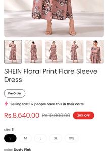 Shein Summery Floral Dress🍂